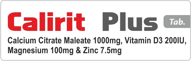 Calirit Plus product label