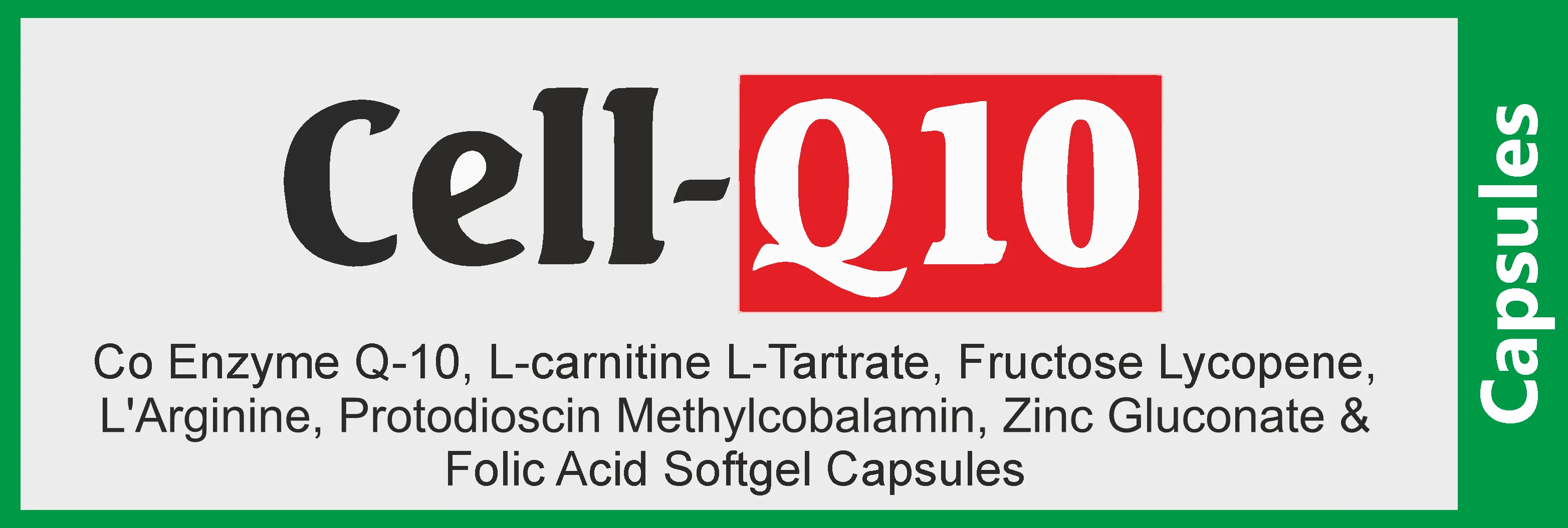 Cell-Q10 product label