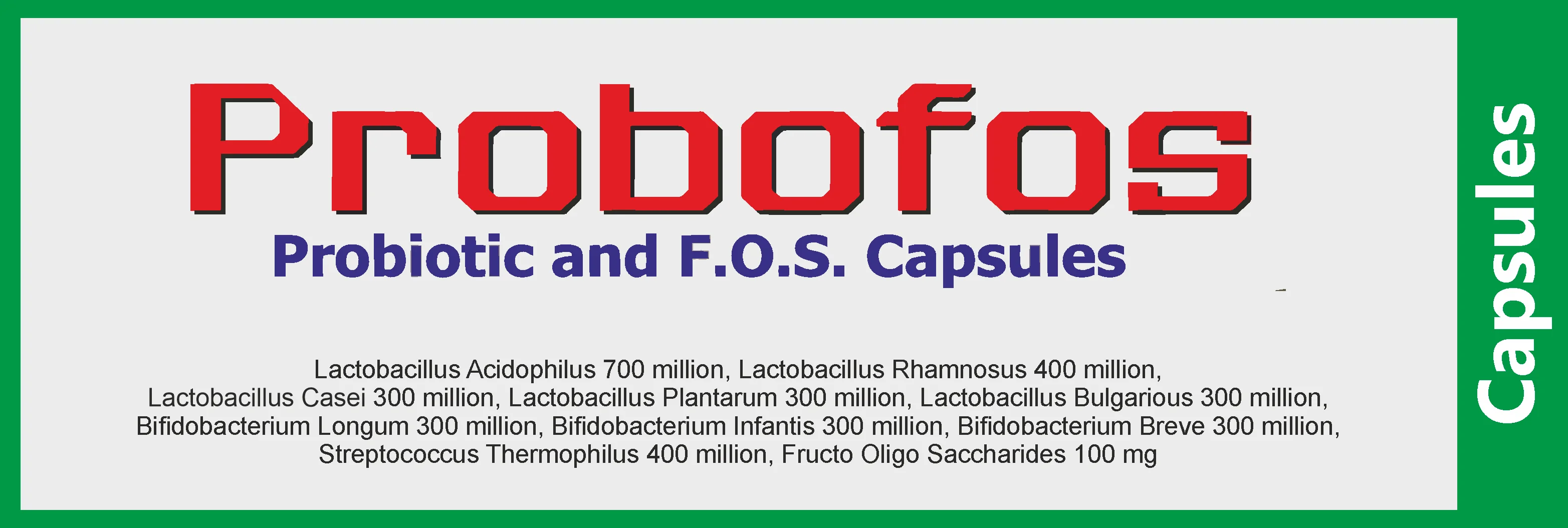 Probofos product label