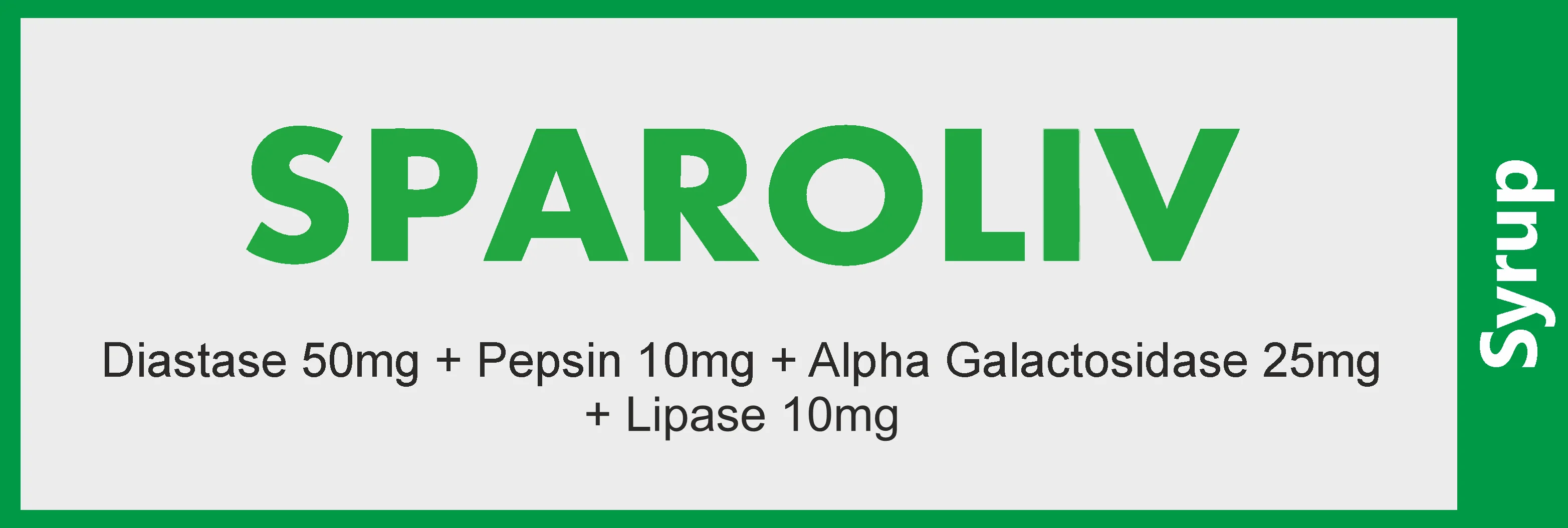 Sparoliv product label